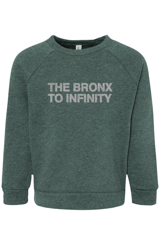 The Bronx to Infinity Toddler Raglan Sweatshirt