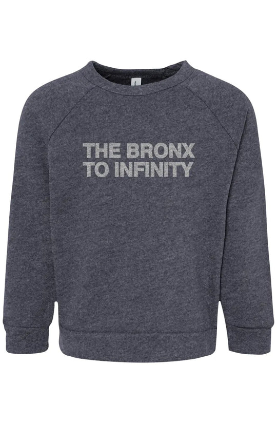 The Bronx to Infinity Toddler Raglan Sweatshirt
