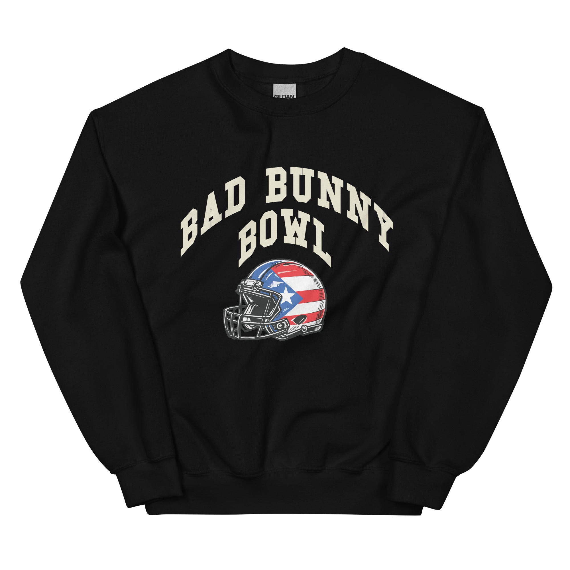 Bad Bunny Bowl PR Helmet Sweatshirt (crew) – Bronx Native Shop