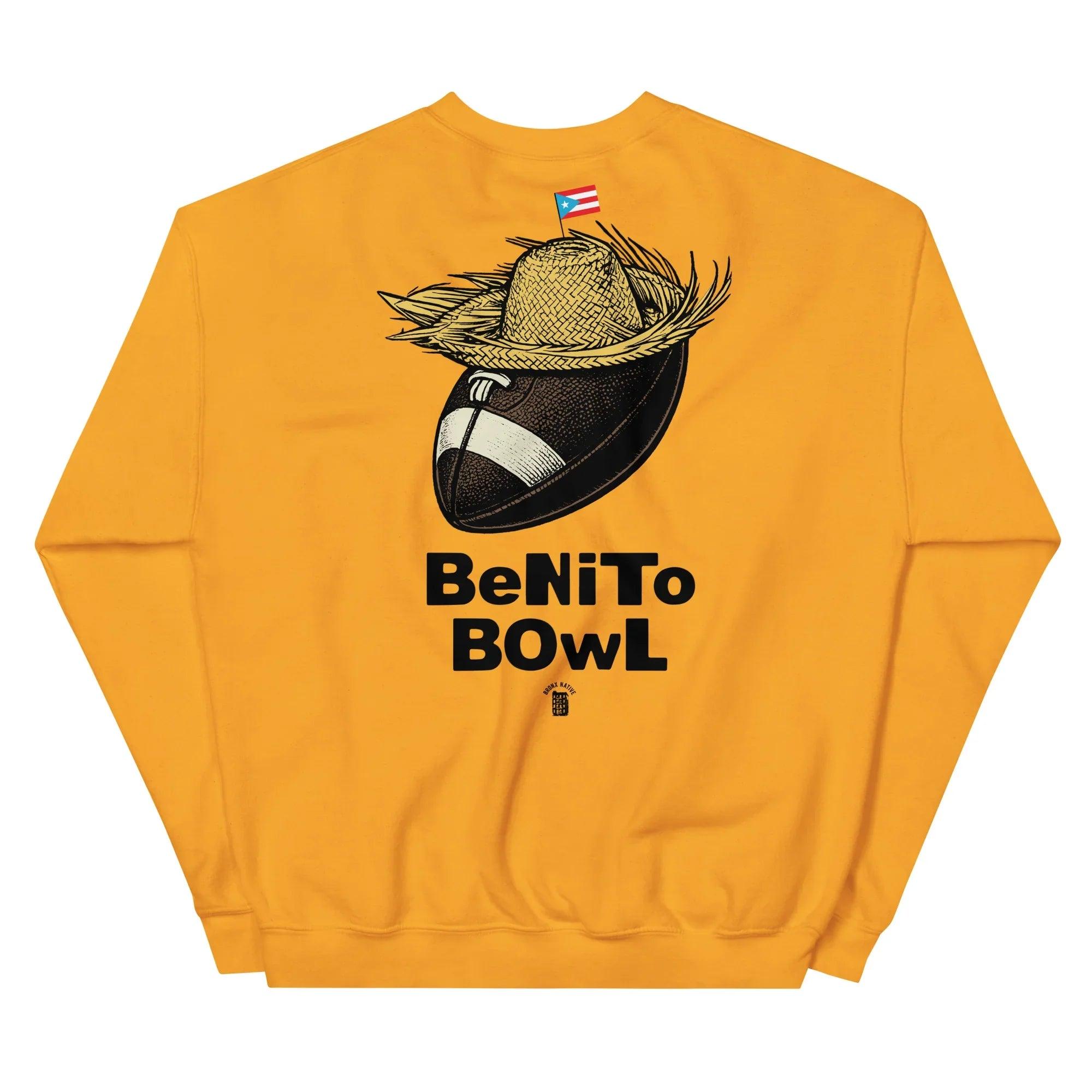 Benito Bowl Crewneck Sweater (Black) | Bronx Native – Bronx Native
