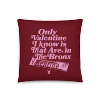 Valentine ave Pillow Reverse